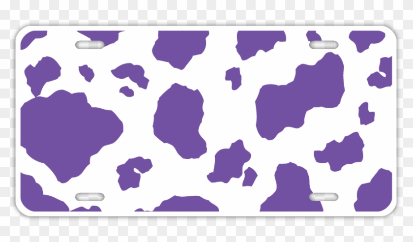 Cow Pattern Purple Clipart #4811780