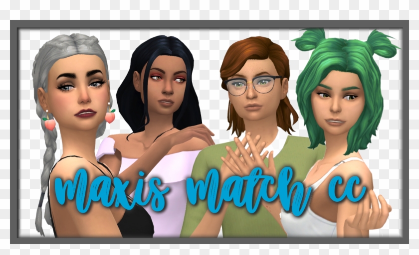 For The Sims - Sims 4 Maxis Match Cc Clipart