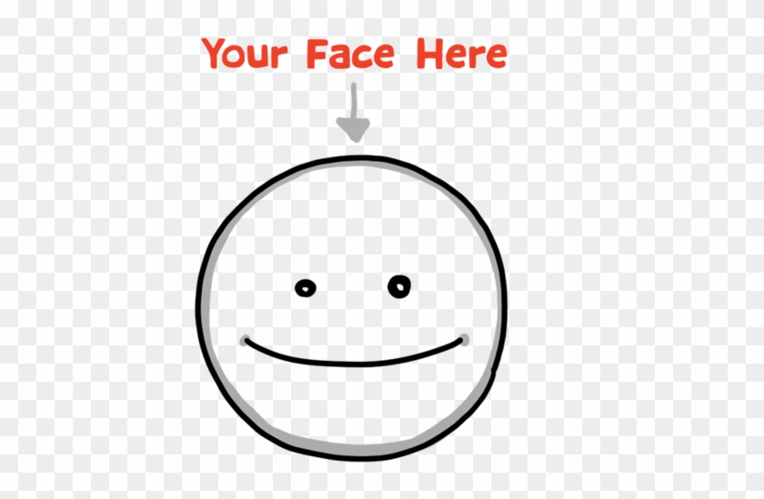 Mystery Face Caricature - Smiley Clipart