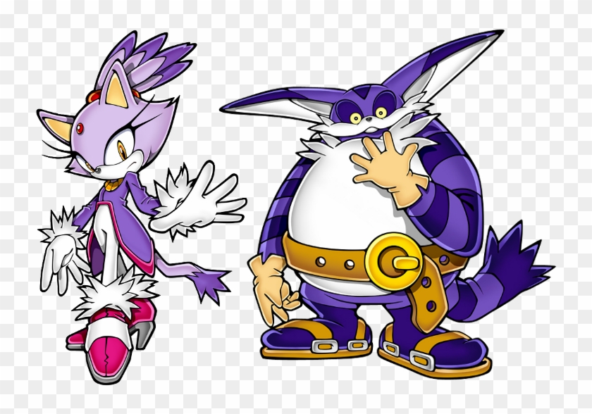 Big And Blaze - Big The Cat Sonic Adventure Clipart #4813050