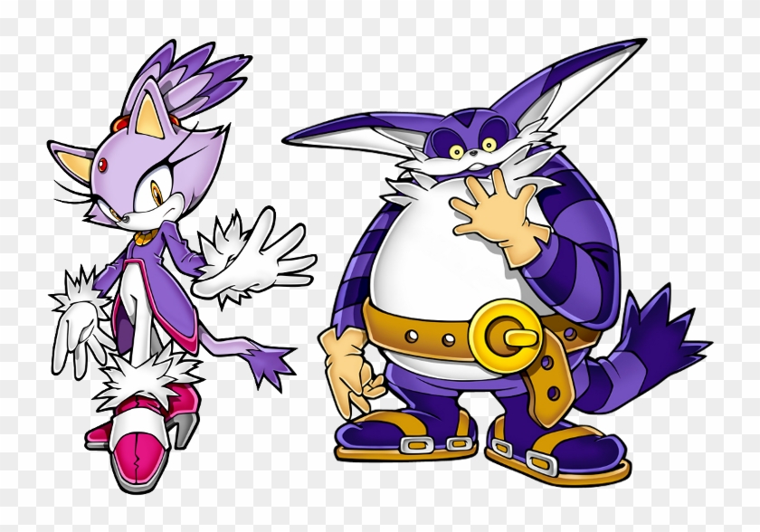 Big And Blaze - Big The Cat Sonic Adventure Clipart
