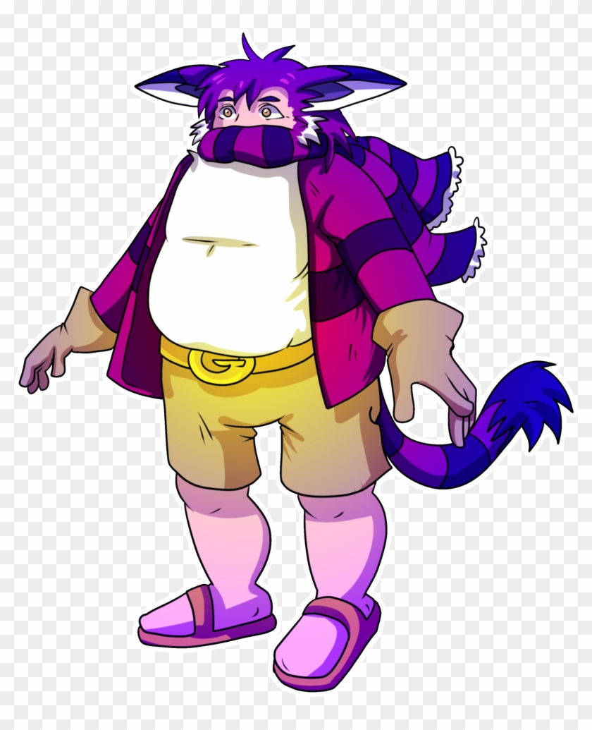 Big The Cat Gijinka - Cartoon Clipart