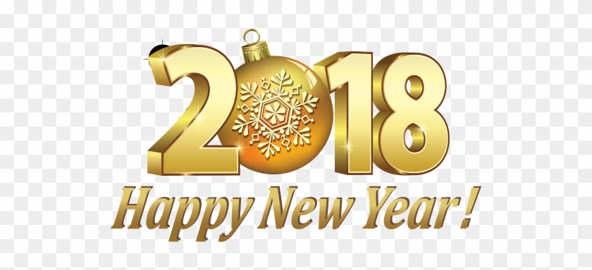 Happy New Year Stickers 2018 Messages Sticker-0 - Graphic Design Clipart