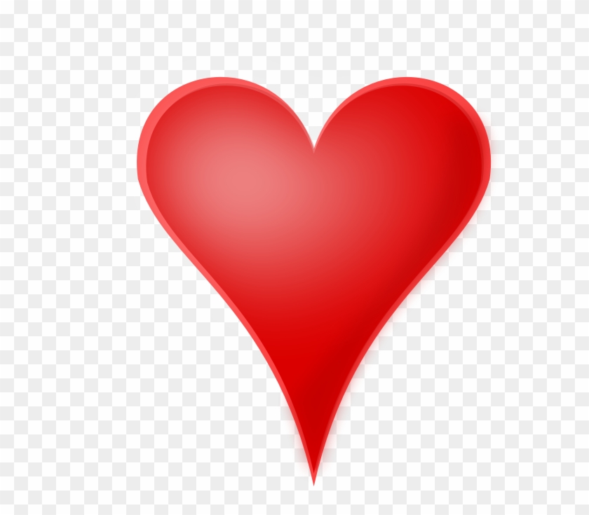 Clip Art Library - Clip Art Red Heart Vector - Png Download