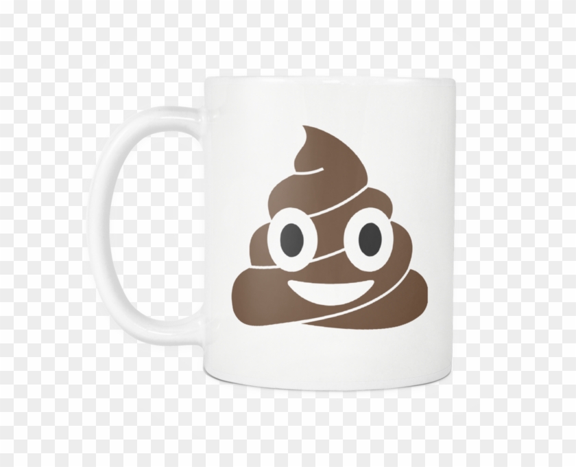 Simple Poop Mug - Poop Emoji Svg File Clipart #4813441