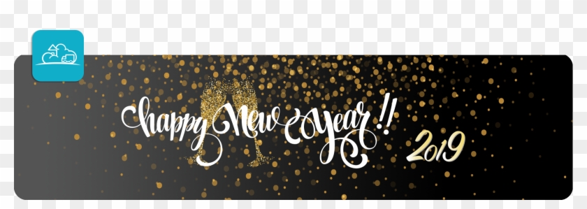 Happy New Year, Happy New Business - Calligraphy Clipart