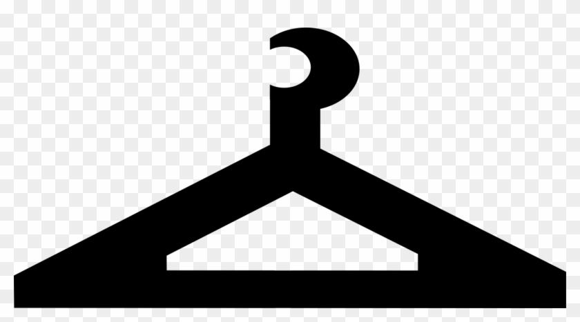 Vector Illustration Of Clothes Hanger Or Coat Hanger - Sign Clipart