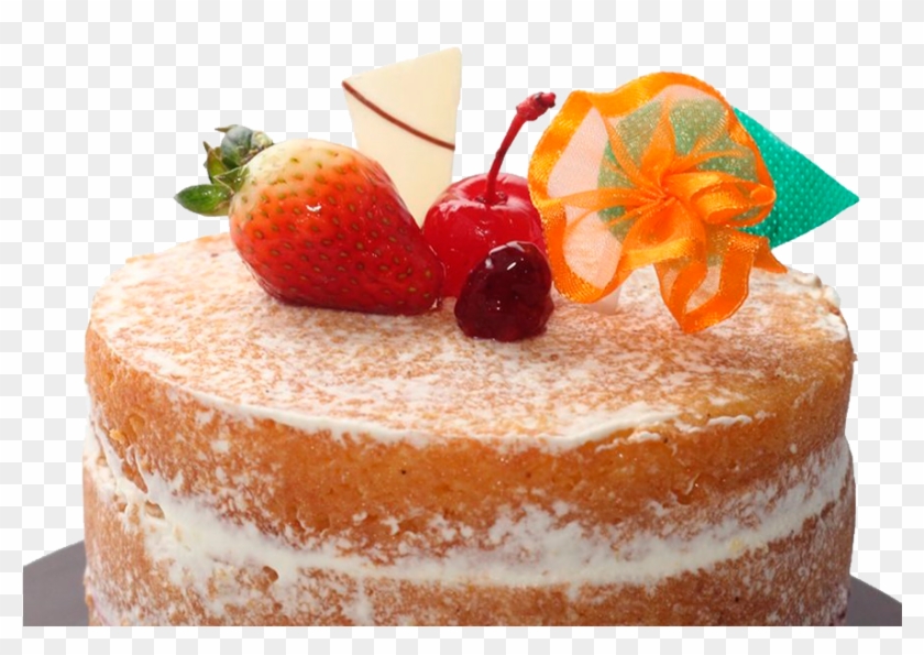 Torta Naked De Las Tres Leches - Fruit Cake Clipart #4813886