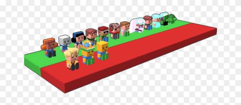 I Got All The Characters - Construction Set Toy Clipart