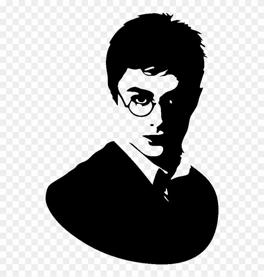 Harry Potter Silurysd - Harry Potter Clip Art Black And White - Png Download #4814198
