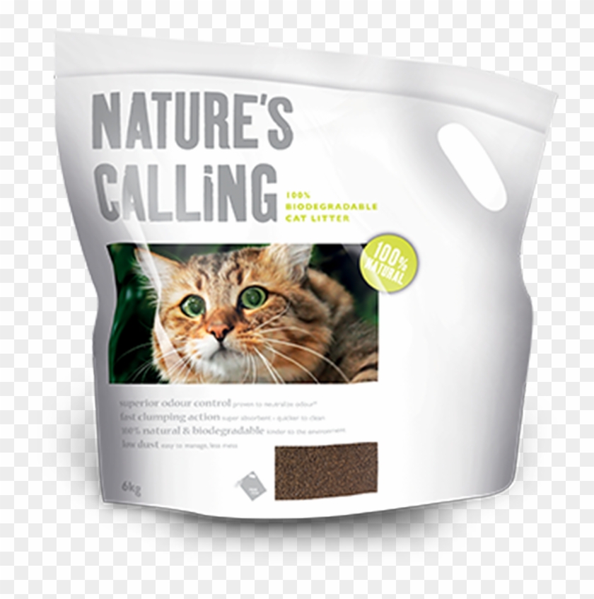 100% Natural Cat Litter - Nature's Calling Cat Litter Clipart #4814405