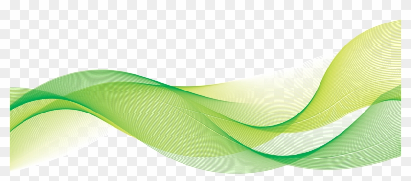 Green Net Wave - Light Clipart #4814660