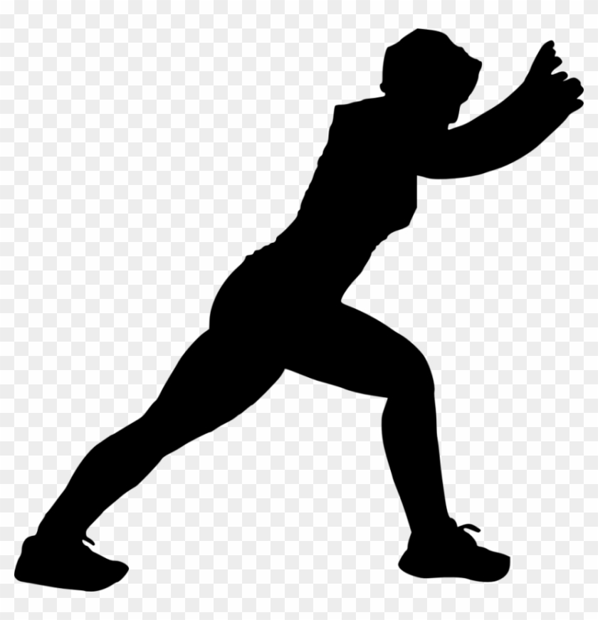 Fitness Silhouette Png - Silhouette Clipart