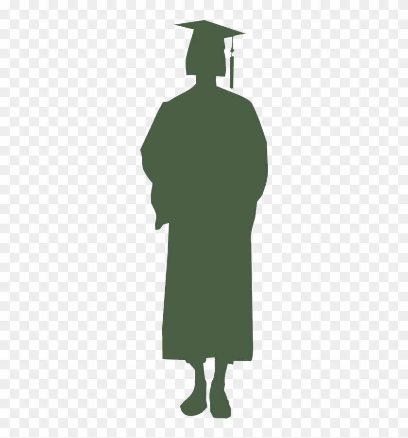 Tca Graduate - Silueta De Un Estudiante Clipart #4815267