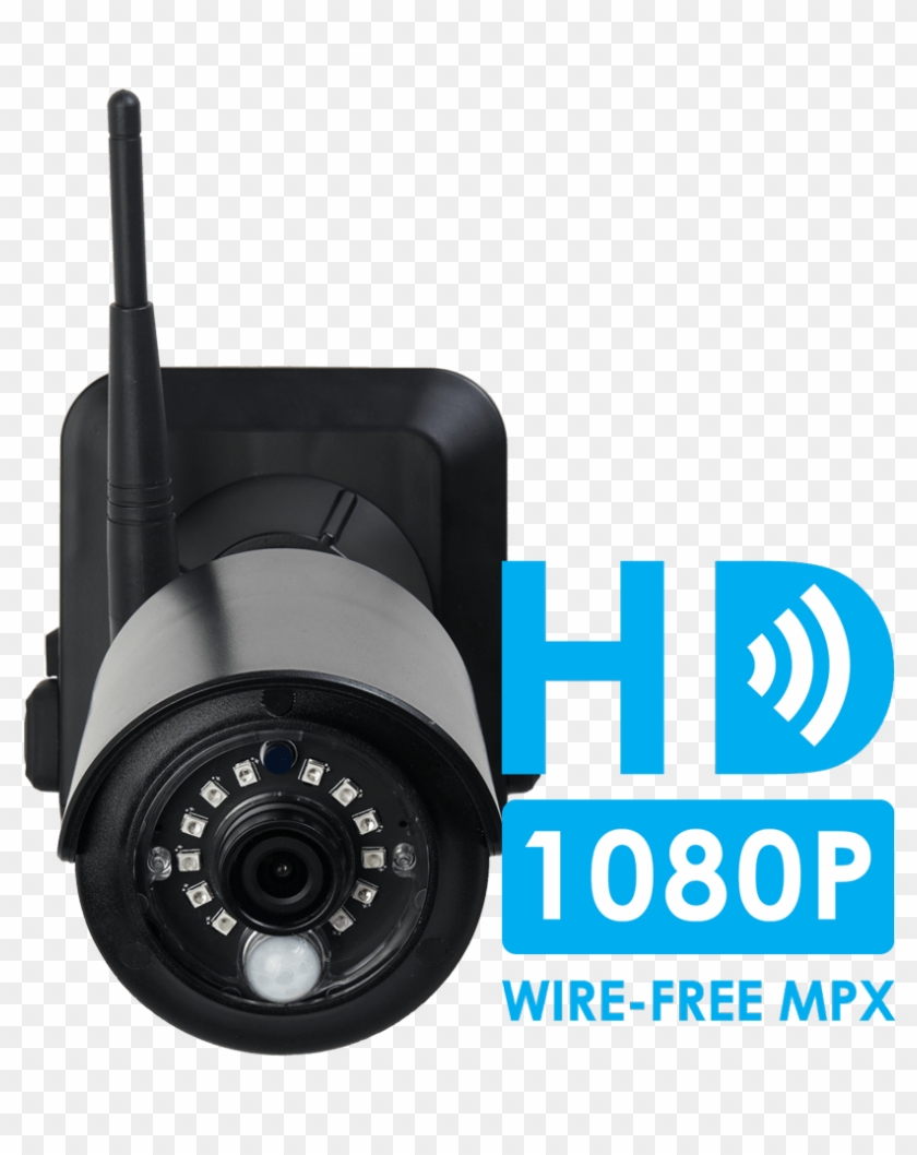 Wire Free Battery Operated Dvr 1080p Security Camera Clipart
