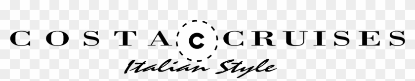 Costa Cruises Logo Black And White - Graphics Clipart #4817198