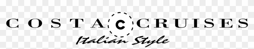 Costa Cruises Logo Black And White - Graphics Clipart #4817198