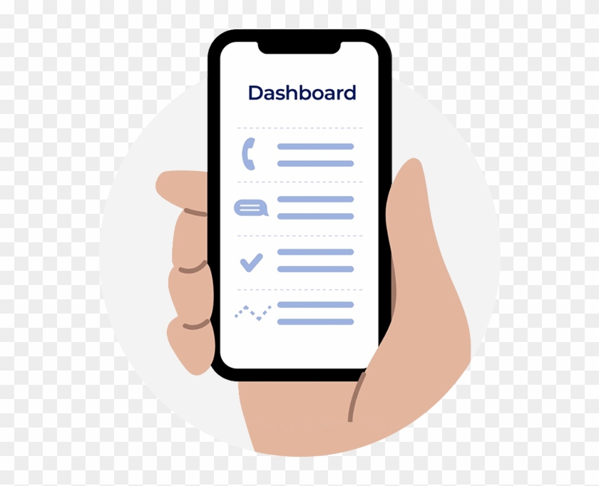 Manage Everything In One Dashboard - Iphone Clipart #4817238
