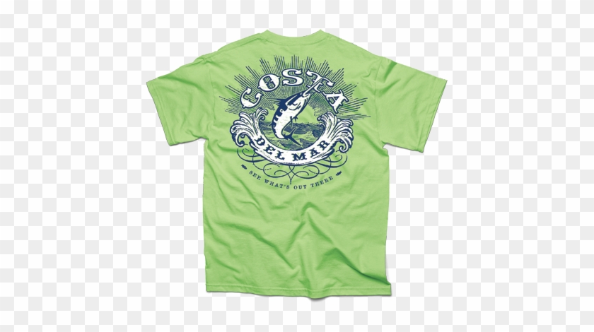 Costa Del Mar - Active Shirt Clipart #4817473