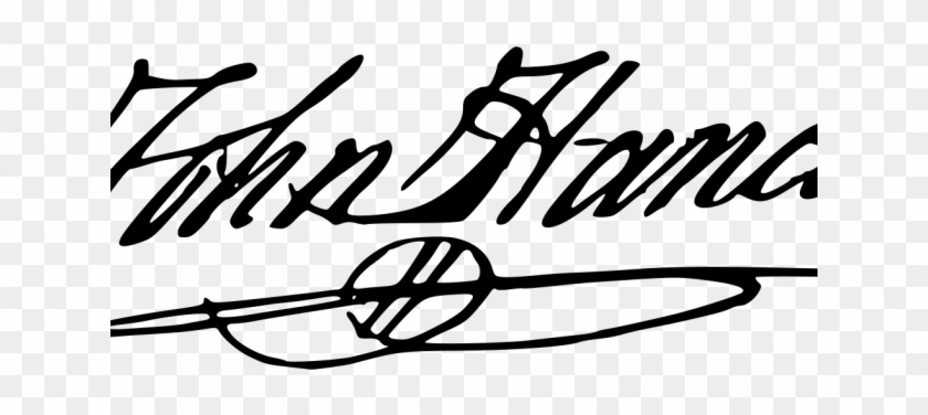 Declaration Of Independence Clipart John Hancock - John Hancock Signature - Png Download