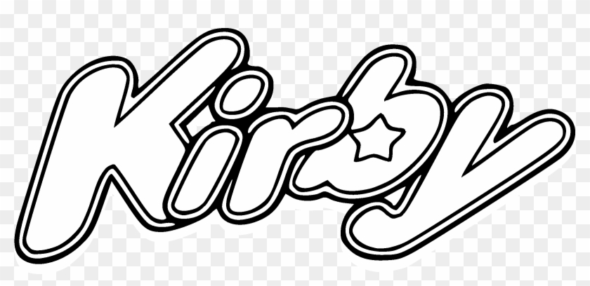 Kirby Logo Black And White - Kirby Super Star Ultra Logo Clipart
