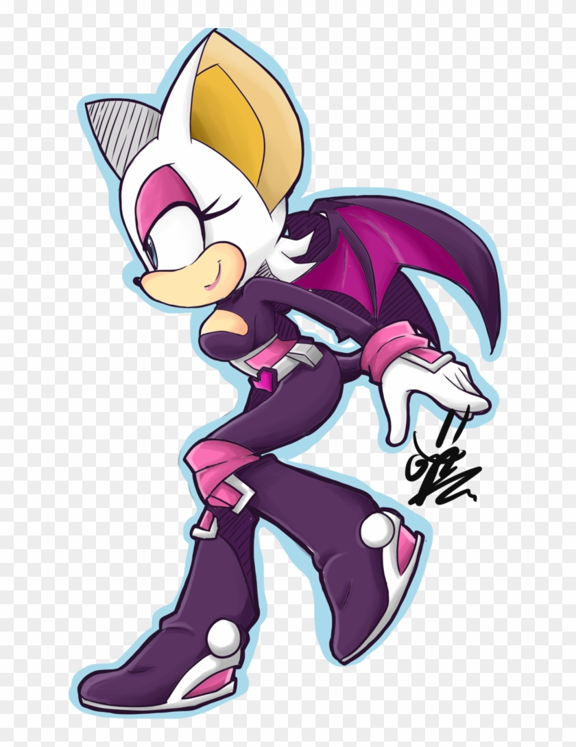 Rouge The Bat-sonic Heroes Costume - Rouge The Bat Sonic Heroes Clipart #4817721