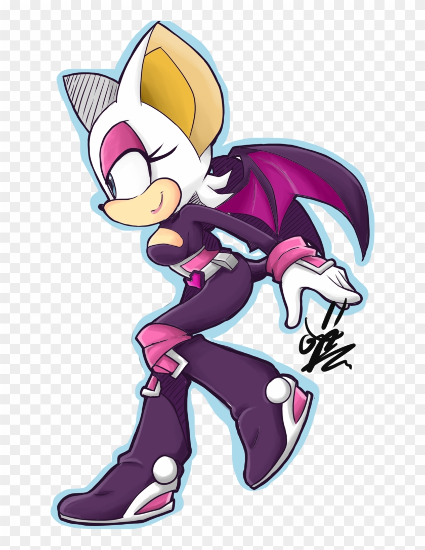 Rouge The Bat-sonic Heroes Costume - Rouge The Bat Sonic Heroes Clipart