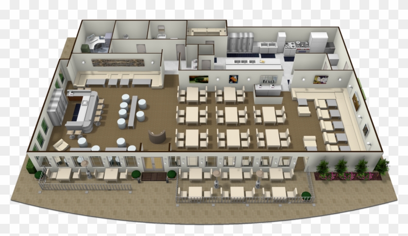 Denny's Restaurant Floor Plan , Png Download - Floor Plan Clipart #4817750