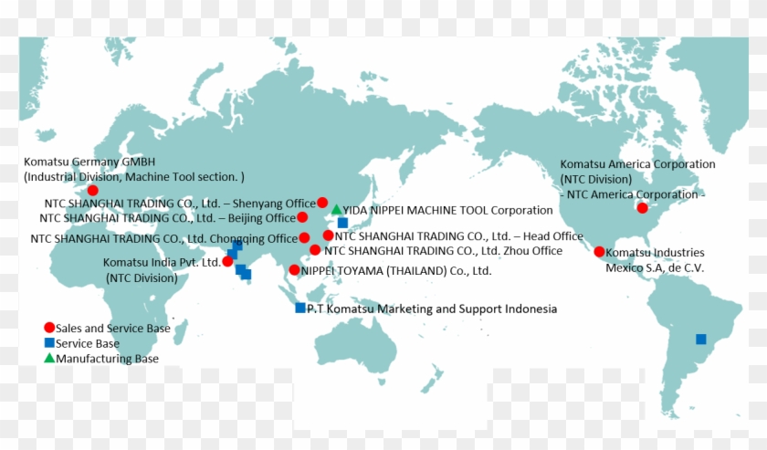 Overseas Rollout - Svg Mercator World Map Clipart