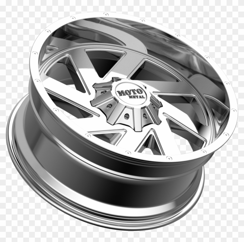 Mo988 Melee - Chrome - Emblem Clipart #4818218