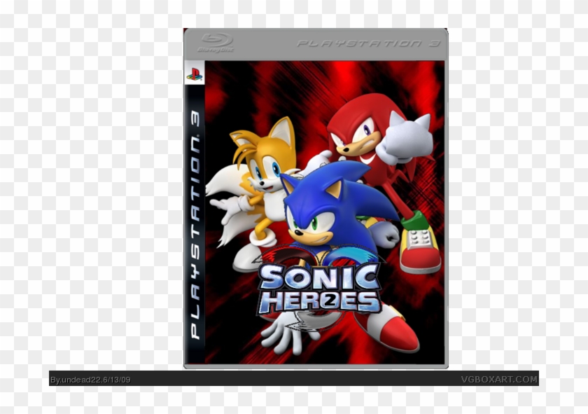 Sonic Heroes 2 Box Art Cover - Sonic Heroes 2 Playstation 3 Clipart #4818366