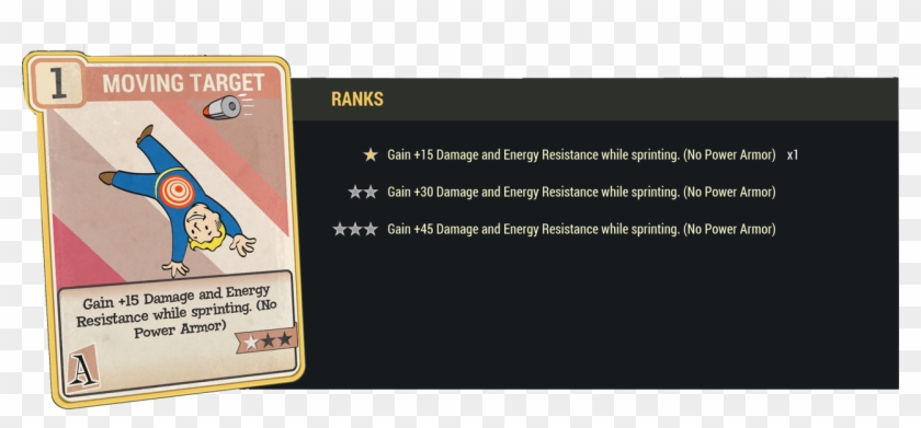 Moving Target Is A Great Agility Perk For Melee Builds - フォール アウト 76 ミスティック パワー Clipart #4818582