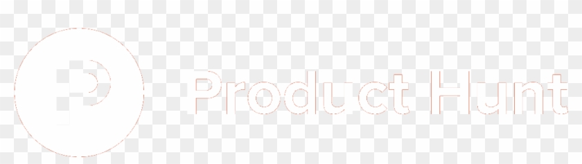 Product Hunt Logo White Clipart #4819263