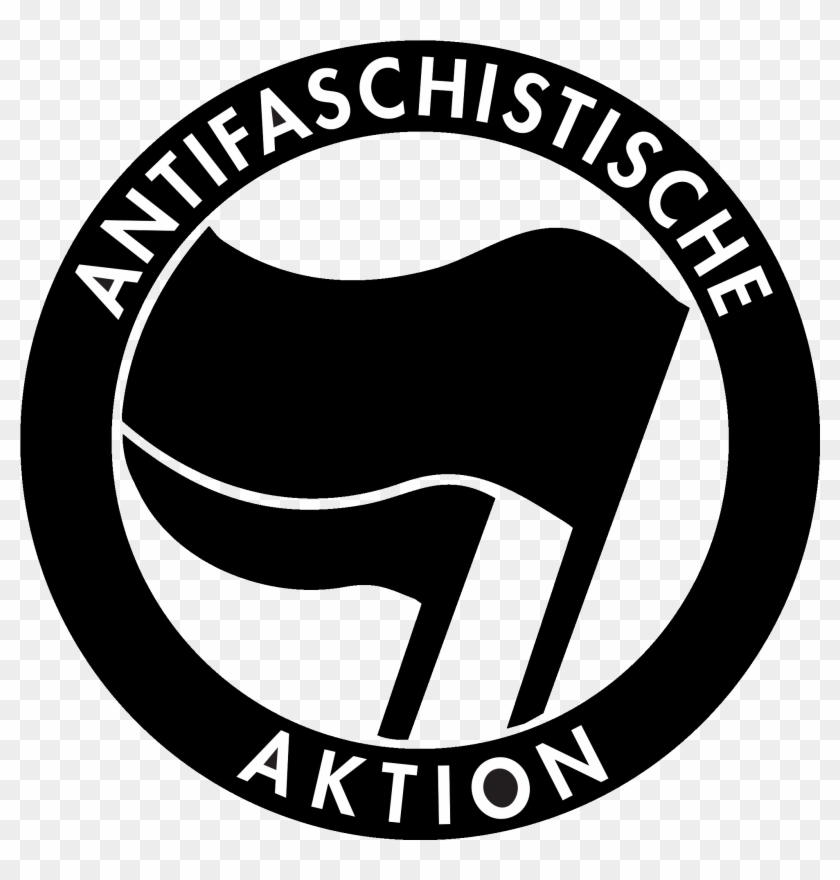 Antifa Logo - Antifa Logo Black And White Clipart
