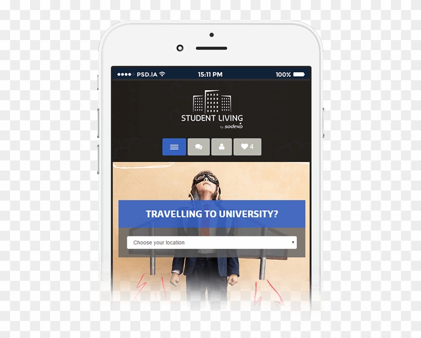 Sodexo Student Living - Smartphone Clipart