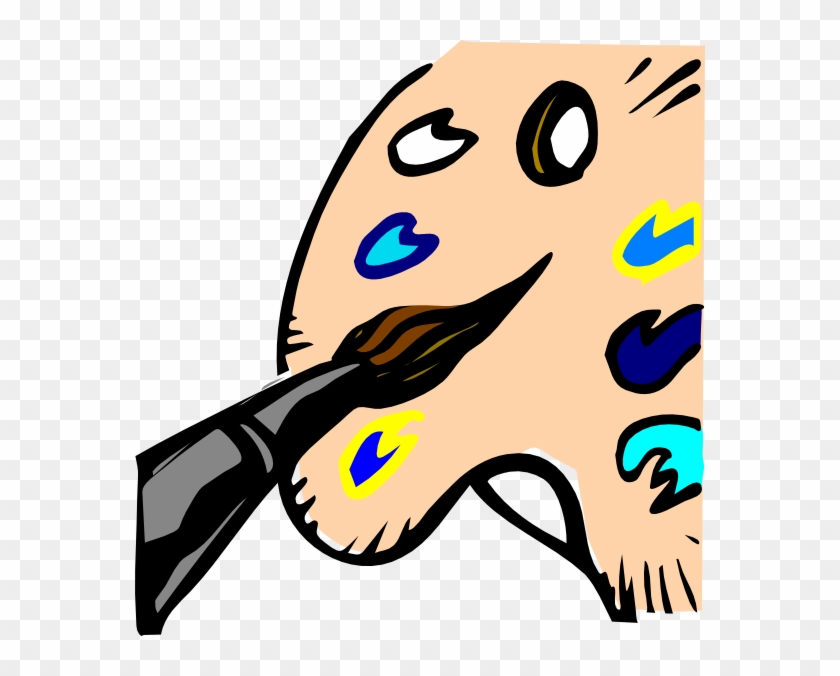 Clipart On School Supplies Clip At Clker Vector Clip - Painting Clip Art - Png Download
