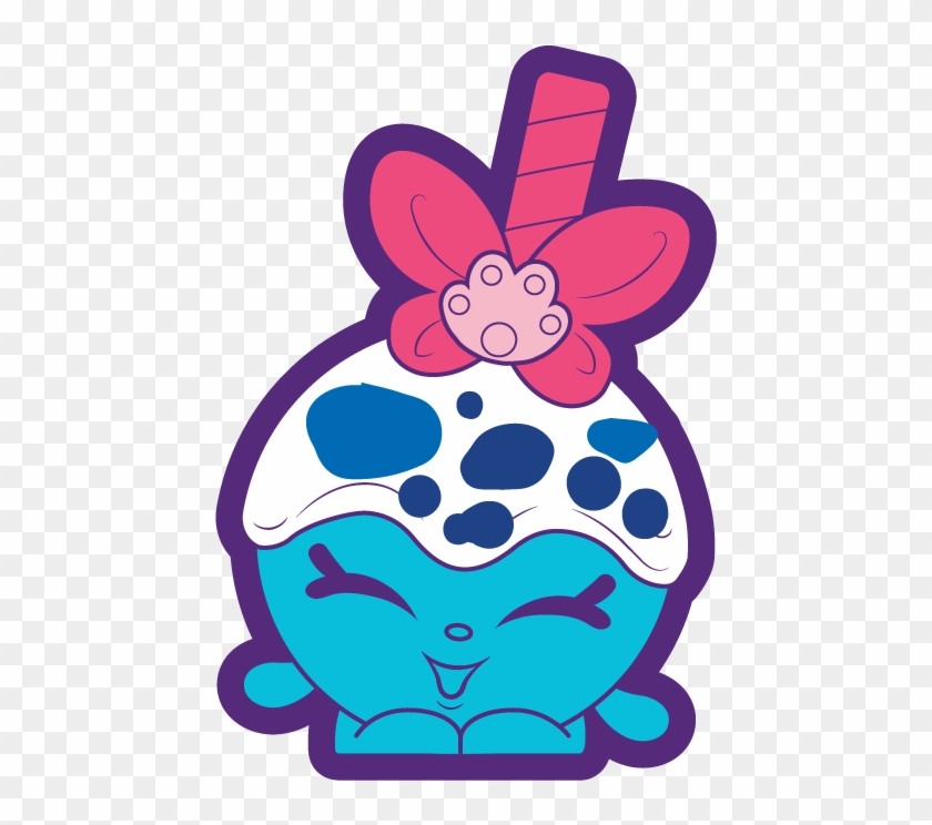 Shopkins Season 9 Color Change Cuties Tribe Team Polly - Polly Cake Pop Shopkins Clipart #4822315