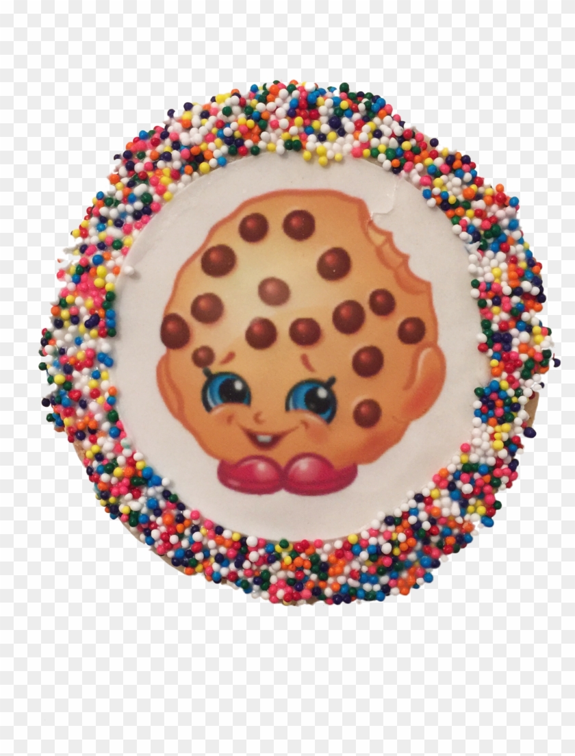 Shopkins Sugar Cookies With Nonpareils - Brookie Cookie Shopkin Clipart