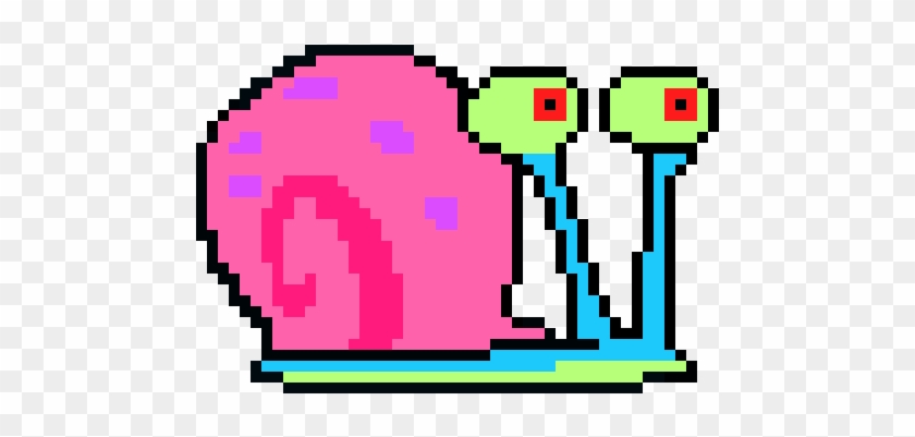 Gary The Snail - Gary Pixel Art Clipart #4823096