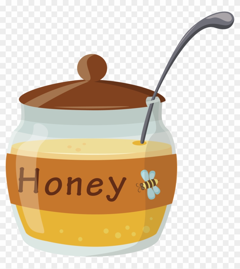 Honey Jar Cartoon Png Clipart