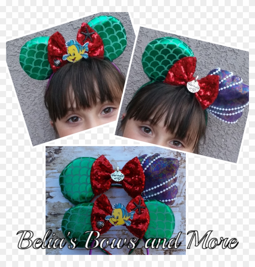 Ariel & Flounder Little Kids Mermaid - Girl Clipart #4824022