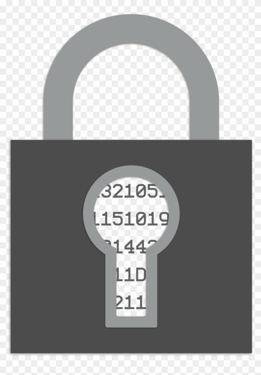 Encrypted Lock - Cryptography Transparent Clipart