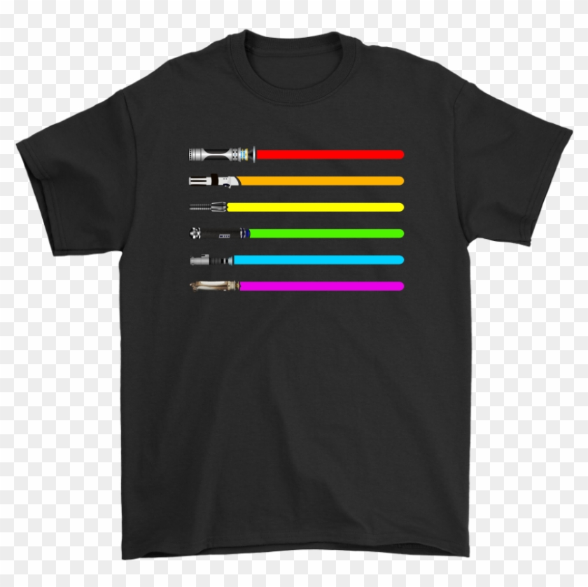 Star Wars Lightsaber Lgbt Shirt - Strength And Honor Horde Clipart #4824877