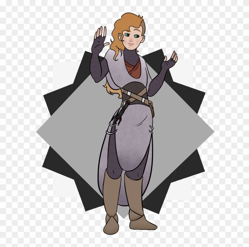 A Sith Started Grey Jedi - Cartoon Clipart