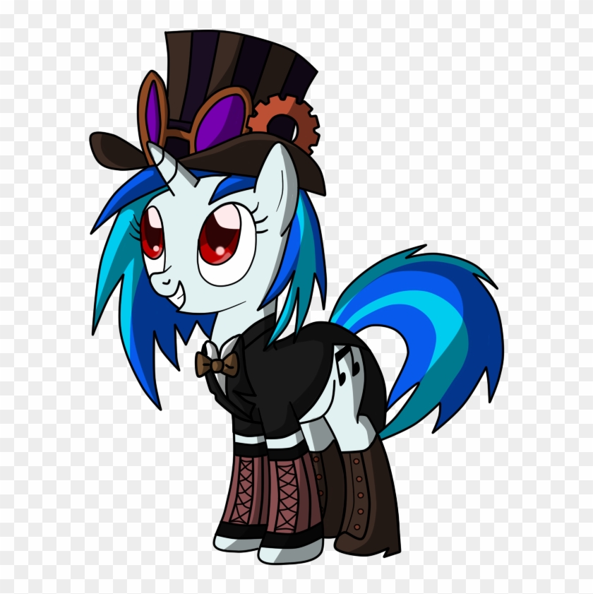 Dj P0n-3 / Vinyl Scratch - Steampunk My Little Pony Clipart #4826160