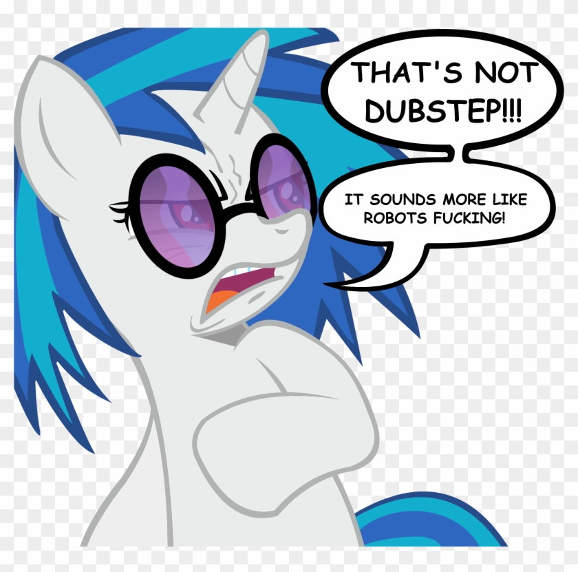 Vinyl Scratch On Skrillex - Funny Mlp Vinyl Scratch Clipart