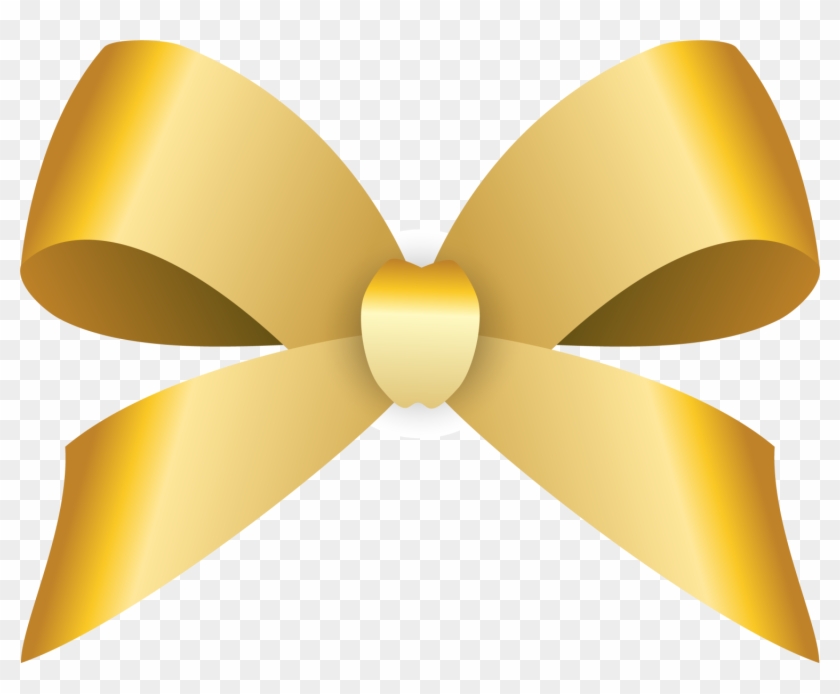 Golden Bow Png Clipart