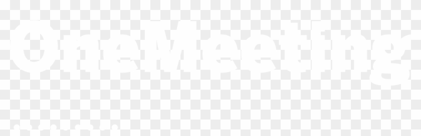 Onemeeting Logo White - Illustration Clipart #4826451