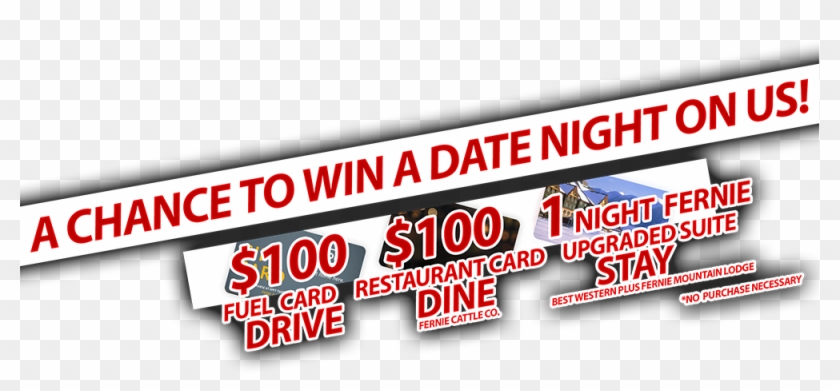Win A Date Night On Us - Graphic Design Clipart