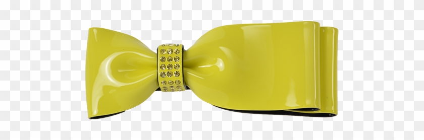 Rwp80445 Yellow Bow Clip - Ribbon - Png Download